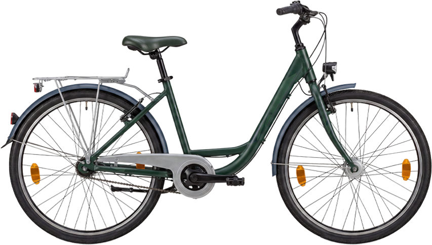 Illustration eines verkehrssicheren Fahrrads